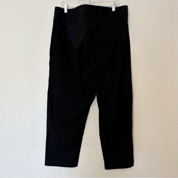 J. Crew Factory Pants Womens High-Rise Girlfriend Chino Preppy Black Size 22 NEW - Picture 8 of 10